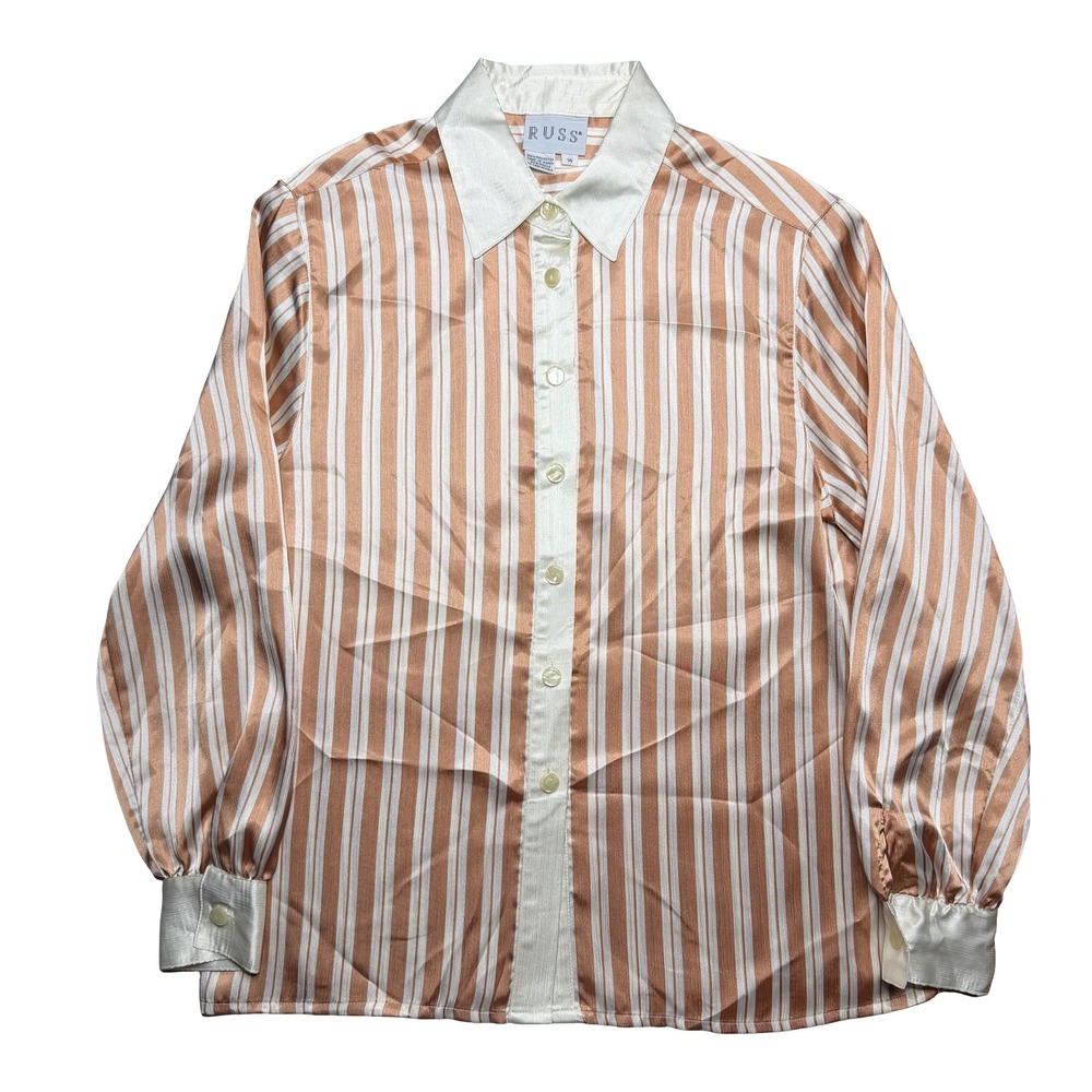 Vintage 90s Russ women's button down top shirt size 14
